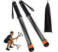 YYSWSAKY Battle Rope, Cuerda de Batalla Sin Cuerda, Cuerda de Entrenamiento de Resistencia, Cuerdas de Ejercicio para Resistencia de Fuerza y Desarrollo Muscular, con Bolsa de Almacenamiento (Negro)