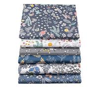 YYSZ 6 Unidades de Tela de 46 x 56 cm para Retazos de Colcha, Cuadrados precortados para Manualidades de Patrones de Costura Product Name