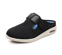 Yytcsjz Pantuflas ortopédicas para diabéticos para Hombres, Air Cushion Zapatos Ligeros para Caminar Comodidad para Personas Mayores, Zapatos de pie diabético, para pies hinchados, Fascitis Plantar