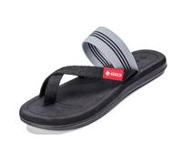 Yytcsjz Sandalias para Fascitis Plantar Hombre, Sandalias Cómodas De Playa para Verano Planas Y Antideslizantes Correctoras De Juanetes, Chanclas Ortopédicas Transpirables, Fascitis Arco(Black,43 EU)