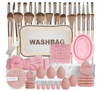 YYTECH 56 Piezas Set de Brochas de Maquillaje, makeup brushes Para base, sombra de ojos, iluminadores, contornos, polvos y corrector