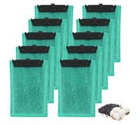 YYTECH Cartuchos de filtro de repuesto para Tetra EasyCrystal Filter 250, para EasyCrystal FilterBox 300, 10 unidades de cartuchos de filtro de carbono con carbón activo y zeolitas