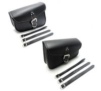 YYTEMD Bolsa de Asiento Trasero Alforjas Cuero PU para Motocicleta Bolsas Basculante Herramienta Lateral Izquierda Derecha para Y&amaha Forro de Caja Lateral(1 Set)