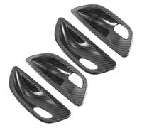 YYTEMD Embellecedor De Manija De Puerta Interior De Fibra De Carbono, 4 Piezas, Para Serie 5 F10 2011-2016 cubierta manija puerta interior coche