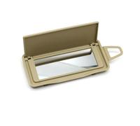 YYTEMD Panel Soporte Espejo Maquillaje Cristal Parasol Para Benz Clase E W212 2010-2015 2128104510(Nut Beige Left)