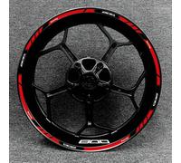 YYTEMD Pegatinas para Llantas Juego Completo De Pegatinas para Llantas De Motocicleta para Kawasaki Z800, Pegatinas Decorativas para Llantas, Pegatinas Reflectantes Impermeables(Style 13)