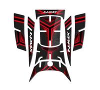 YYTEMD Profesional y Elegante Almohadilla De Depósito para Motocicleta, Cubierta De Gas para Patinete, Pegatina Protectora, Accesorios para NMAX125 NMAX155 Nmax 125 155(Rojo)