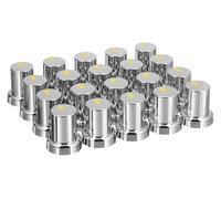 yytzior 20pcs Safe Wheel Nut Covers Caps Protector Compatible with Trucks Trailers Bus Automotive