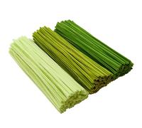 YYUENG TAK 300 Piezas Limpiapipas Chenilla Verde(30CM x 6mm),Limpiapipas verdes para manualidades: para hacer flores, animales, decoraciones para el hogar y actividades creativas,Green Pipe Cleaner