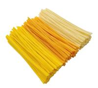 YYUENGTAK 300 Piezas Limpiapipas Chenilla Amarillo y naranja(30CM x 6mm),Limpiapipas para manualidades:para hacer flores,animales,decoraciones para el hogar y actividades creativas,Yellow Pipe Cleaner
