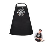 YYUEZHI Delantal Personalizado Para Hombre, Barbacoa e Impermeable Chef Con 2 Bolsillos - Regalo Para Cocina