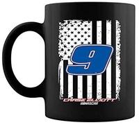 YYUNAW Chase Elliott Show Your Pride V2 - Taza de café de 325 ml