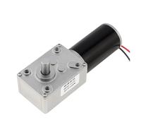 YYVFLAUX 5840-31ZY DC Worm Gear Electronic Starter 12V Self-Locking Reversed Turbine Gearbox Electronic Starter 80RPM