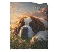 YYVKPMLXC Mastín Tibetano Manta De Forro Polar Impresa En 3D Suave Y Cálida Mullida Manta para Sofá O Sofá para Adolescentes Y Adultos 60x80inch(150x200cm)