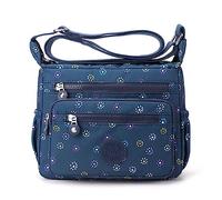 YYW Bolsos cruzados grandes para mujer, bolsa de mensajero de viaje casual, bolsa de hombro con múltiples bolsillos para caminar, ir de compras, senderismo, uso diario, Fuegos artificiales del cielo