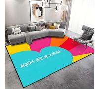 yyxsgdmw Agatha Ruiz-De La-Prada Alfombra Patrón Alfombras Dormitorio Salón Alfombra De Baño Alfombra De Puerta Creativa Alfombra De Área Decoración del Hogar Color 15 Tamaño N4559 160×200Cm