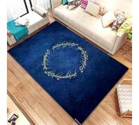 yyxsgdmw El Señor De Los Anillos Alfombra Patrón Alfombra para Dormitorio Homedecor Alfombra para Sala De Estar Alfombra De Baño Felpudo Creativo 15 Tamaño 3D H3703 100×160Cm