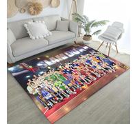 yyxsgdmw Nueva Alfombra De Anime De Baloncesto Shohoku De Dibujos Animados Slam Dunk para Sala De Estar, Dormitorio, Hogar, Sofá, Alfombra Antideslizante para Juegos De Niños 27 Estilo Q3112 60×90Cm