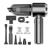 YYYuYong Aspirador de Mano Potente, 20000Pa Mini Aspiradora de Mano, 6000mAh Aspirador Coche Portátil Recargable Sopladora y Succionadora para el Hogar,Grietas y Rincones, Automóvil, Cocina