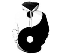 YYZOVBNN Sudadera con Estampado 3D de Yin-Yang Tai Chi para Hombre, Estilo Unisex, de Manga Larga, Estilo Hip-Hop