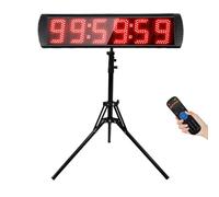 YZ Cronometro, Cronometros Deportivos 5'', Reloj Digital Pared con Countdown/Up CronóMetro, Cronometro Oposiciones Temporizador Digital Led Grande, Temporizador con Control Remoto para Casa Garaje