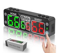 YZ Marcador digital mejorado con temporizador, mini marcador electrónico magnético, marcador portátil LED de baloncesto, marcador de puntuación Cornhole para juegos de interior y exterior