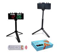 YZ Marcador Electrónico Portátil LED Fútbol, Marcador Cornhole, Contador Tenis de Mesa, Marcador Tenis, Marcador Digital, para Voleibol, Baloncesto, Bádminton, Piscina Interior Exterior(Rojo y Verde)
