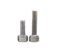 YZADSXCL 50 Tornillos de Cabeza Hexagonal con Rosca métrica de Acero Inoxidable 304, M1.6 M1.4, Longitud de 3-16 mm(8mm,M1.4 50pcs)