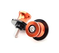 YZCSYBBF Carretes deslizantes del basculante Accesorios para Motocicleta Pernos de 8 mm carretes de basculante Tornillos de Soporte Deslizante para Kawasaki ZX-6R ZX6R ZX636 2015-2023(Orange)