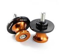 YZCSYBBF Carretes deslizantes del basculante Tornillos de Soporte para Deslizadores de carretes de basculante de Motocicleta para Kawasaki ER-6F ER6F 2009-2016 ER6 F 2015 2014 2013(6MM Orange)