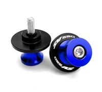 YZCSYBBF Carretes deslizantes del basculante Tornillos del Soporte del Brazo oscilante Trasero de la Motocicleta Deslizadores de carretes del Brazo oscilante para Suzuki SV650 SV650S SV650x(Blue)