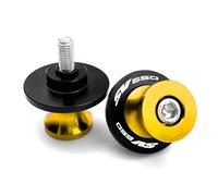 YZCSYBBF Carretes deslizantes del basculante Tornillos del Soporte del Brazo oscilante Trasero de la Motocicleta Deslizadores de carretes del Brazo oscilante para Suzuki SV650 SV650S SV650x(Oro)