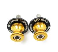 YZCSYBBF Carretes deslizantes del basculante Tornillos Soporte de Brazo oscilante de Motocicleta para Suzuki SV650 / S SV 650 S 1999-2023(Oro)