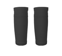 YZDKR 1 Pair Soccer Shin Guard Shields Socks Pads Support Adult Legging Shinguards Football Leg Sleeves para Baloncesto, Fútbol, Running(Only Socks Black,L)