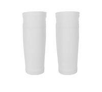 YZDKR 1 Pair Soccer Shin Guard Shields Socks Pads Support Adult Legging Shinguards Football Leg Sleeves para Baloncesto, Fútbol, Running(Only Socks White,M)