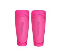 YZDKR 1 Pair Sports Shin Pads Sleeves Breathable Football Shin Holder Instep Socks Nylon Leg Guard Sleeves para Baloncesto, Fútbol, Running(Rose Red,L)