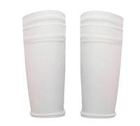 YZDKR 1 Pair Sports Soccer Shin Guard Pad Football Shin Pads Support Calf Sleeve Shinguard for Adult para Baloncesto, Fútbol, Running(White-Only Socks,L)
