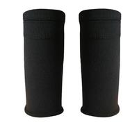 YZDKR 1 Pair Sports Soccer Shin Guard Pad Football Shin Pads Support Calf Sleeve Shinguard for Adult para Baloncesto, Fútbol, Running(Black-Only Socks,L)