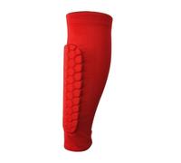 YZDKR 1PC Soccer Shin Guard Shin Pads for Adult,Calf Compression Sleeve with Honeycomb Pad,Support for Shin Splint Baseball para Baloncesto, Fútbol, Running(1 PC Red,M)