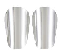 YZDKR 2pcs Mini Soccer Shin Guards Lightweight Protective Equipment Shin Guards for Adults para Baloncesto, Fútbol, Running(Silver XS)
