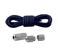 YZDKR Cordones elásticos zapatillas tenis cordones redondos for zapatos sin corbatas niños adultos bandas de goma accesorios for para calzado de todas las edades(Dark blue)