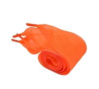 YZDKR Cordones ensanchados de 4cm, hilo gasa transparente, seda plana, lazo grande, cordones anchos, for zapatos informales blancos para calzado de todas las edades(Orange,120cm)