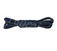 YZDKR Cordones redondos sólidos encerados de algodón poliéster duraderos for botas cuero impermeables para calzado de todas las edades(Dark Blue,120cm)