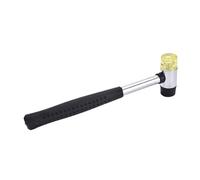 YZDKR Mazo De Goma Mini Martillo de Goma de Doble Cara for el hogar, mazo de Cabeza de Nailon doméstico, Herramienta de Mano for joyería/artesanía/Bricolaje, 10mm y 25mm(10mm)