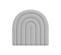 YZDKR Paneles de Pared Acolchados, Pegatinas 3D, Acolchado Suave, tapetes Decorativos, cabecero Cama Autoadhesivo for Dormitorio/Sala Estar para Dormitorio, salón(Silver)