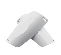 YZDKR Soccer Shin Guard Pad Sports Knee Pads Calf Sleeve Sock Leg Support Football Compression Shin Pads for Adult para Baloncesto, Fútbol, Running(White-1 Pair Shin Pads,S)