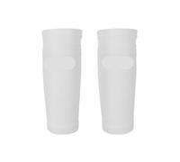 YZDKR Soccer Shin Guard Pad Sports Knee Pads Calf Sleeve Sock Leg Support Football Compression Shin Pads for Adult para Baloncesto, Fútbol, Running(White-1 Pair,M)