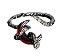 Yzdysg Anillos elegantes ajustables abiertos con diseños de serpentinas y accesorio de luna para estilos únicos, uso diario casual, Ring diameter 18 inside, Metal