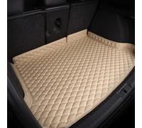 YZECEBNF Coche Alfombrillas Maletero para BMW 5 Series Touring (G31) 2017-2024, Cuero Funda Maletero Trasera Tronco Bandeja Alfombra Impermeable Antideslizante Interiores Accesorios, E/Beige