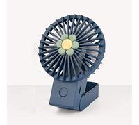 YZHLBJ Ventilador de Mano Plegable Mini pequeño de Carga Silencio Ventilador de Escritorio portátil de Mano Color de Viento Fuerte Multicolor Opcional